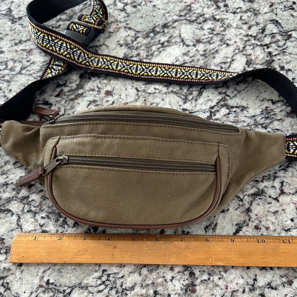 Stylish Olive Green Men's Bag